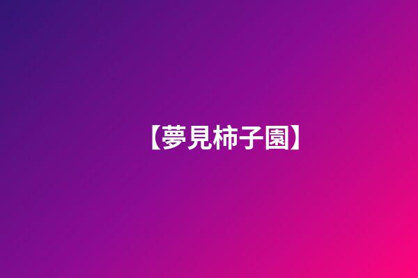 【夢見柿子園】