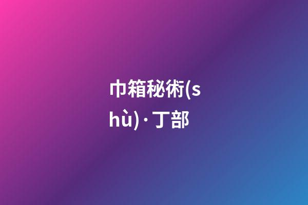 巾箱秘術(shù)·丁部