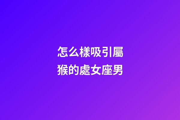 怎么樣吸引屬猴的處女座男-第1張-星座運勢-玄機派