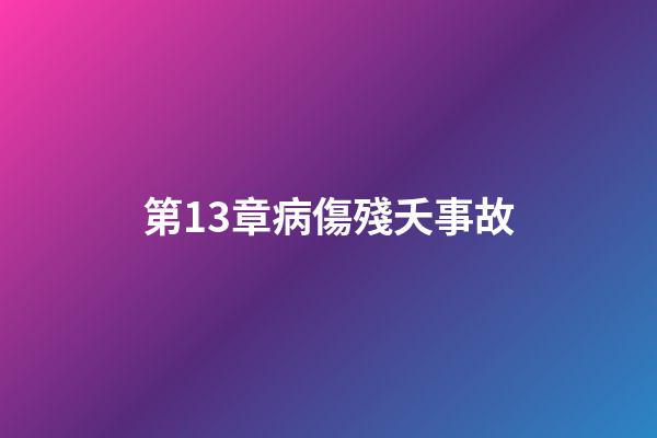 第13章病傷殘夭事故