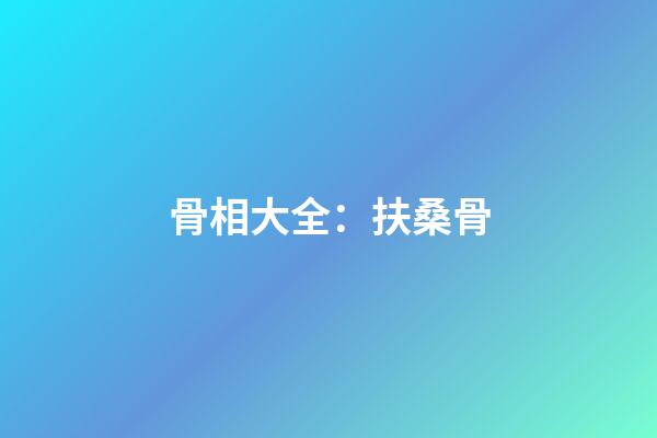 骨相大全：扶桑骨